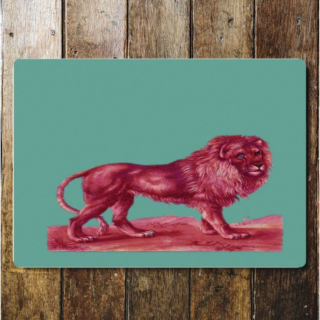 Red Lion-  Metal Humour Wall Sign