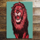 Red Lion - Metal Plaque Wall Sign