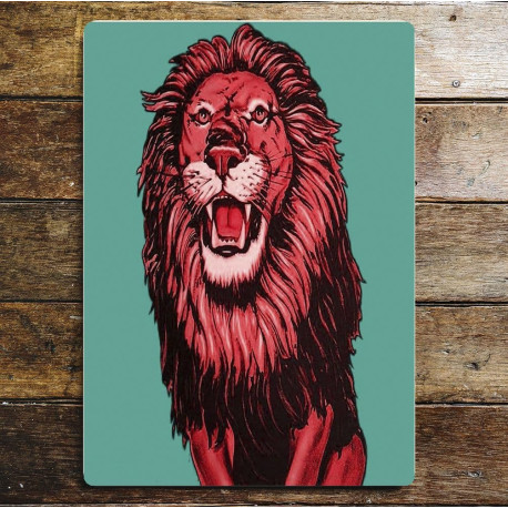 Red Lion - Metal Plaque Wall Sign