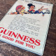 Why is the Hatter Mad? Guinness is good for you alice in wonderland - Metal Advertising Wall Sign -