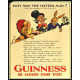 Why is the Hatter Mad? Guinness is good for you alice in wonderland - Metal Advertising Wall Sign -