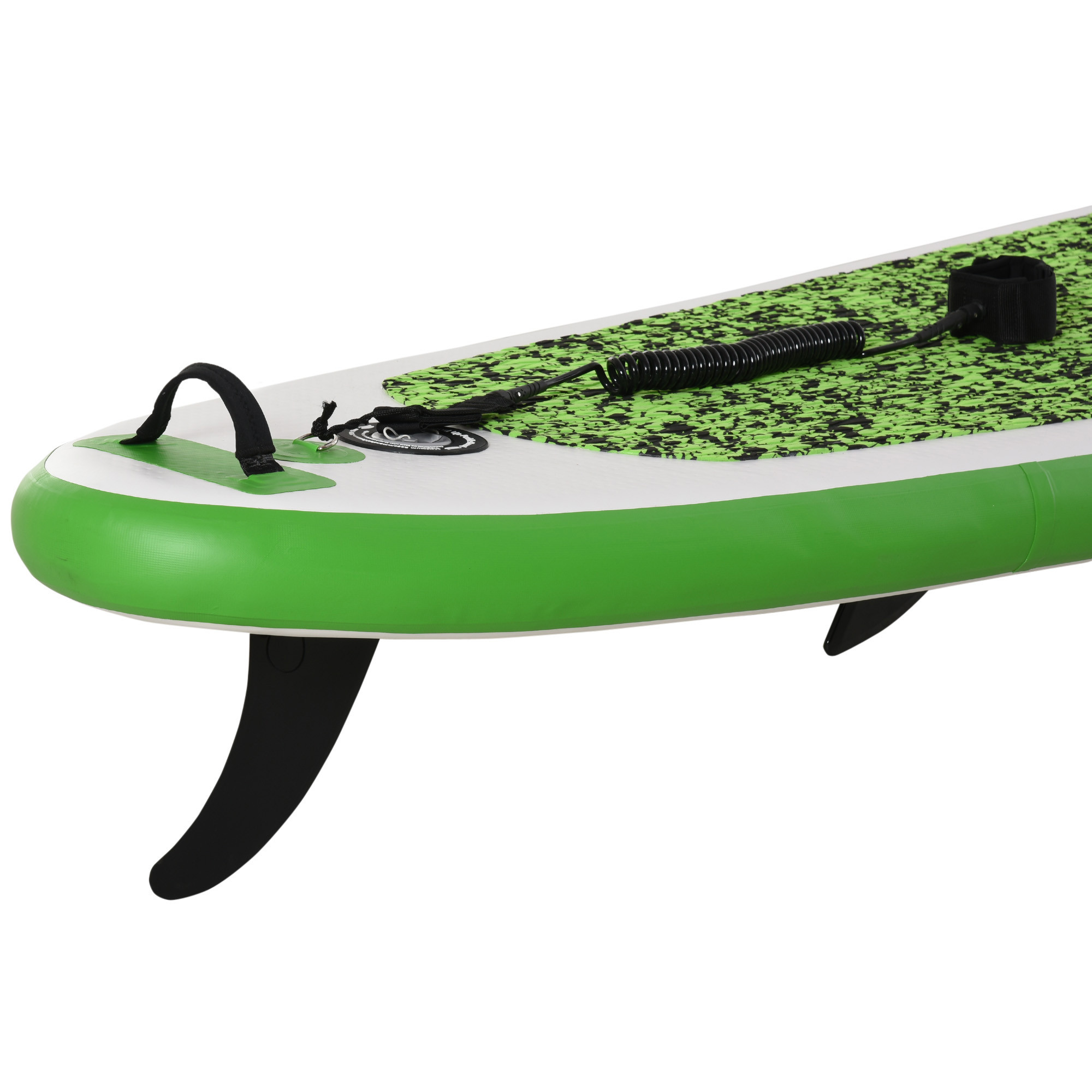 Inflatable Stand Up Paddle Board, 10' x 30" x 4", Non-Slip SUP, with ISUP Accessories, Hand Pump, 3 Fins, Adj Paddle for Youth A