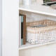 120cm Modern Computer Desk Bookshelf Study Table Workstation PC Laptop Writing Home Office 6 Shelves, White