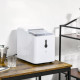 Ice Maker Machine, 1.5L Countertop Ice Cube Maker with Self-Cleaning, 9 Cubes Ready in 8 Mins, 12kg in 24 Hrs, No Plumbing with 