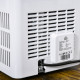 Ice Maker Machine, 1.5L Countertop Ice Cube Maker with Self-Cleaning, 9 Cubes Ready in 8 Mins, 12kg in 24 Hrs, No Plumbing with 
