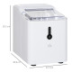 Ice Maker Machine, 1.5L Countertop Ice Cube Maker with Self-Cleaning, 9 Cubes Ready in 8 Mins, 12kg in 24 Hrs, No Plumbing with 