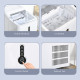 Ice Maker Machine, 1.5L Countertop Ice Cube Maker with Self-Cleaning, 9 Cubes Ready in 8 Mins, 12kg in 24 Hrs, No Plumbing with 