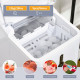 Ice Maker Machine, 1.5L Countertop Ice Cube Maker with Self-Cleaning, 9 Cubes Ready in 8 Mins, 12kg in 24 Hrs, No Plumbing with 