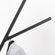 Freestanding Metal Coat Rack Stand 9 Hooks Clothes Tree with 1 Shelf Hat Display Hall Tree Hanger Bag Umbrella Hanging Organiser
