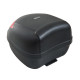 24L Motorcycle Trunk Hard Tail Bike Top Box Rack Mount Luggage Helmet Storage Carrier Case Universal Scooter w/Keys &amp; Plate