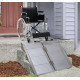 2ft Folding Aluminum Wheelchair Ramp Scooter Portable Mobility Assist Suitcase Access Aid Disabled