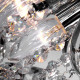 Crystal Chandeliers, K9 Droplets Ceiling Light with 3 E14 Bulb Base, Pendant Lights for Living Room, Bedroom, Dining Room, Hallw