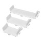 Floating Shelves, Set of 3 Wall Shelf, Shelves for Wall Invisible Mounting, Bedroom Living Room, White