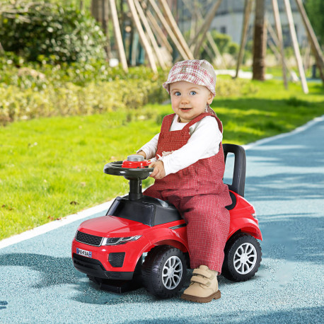 3-in-1 Ride On Car Foot To Floor Slider Toddler w/ Horn Steering Wheel NO POWER Manual Under Seat Storage Safe Design for 1-3 Ye