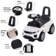 3-in-1 Ride On Car Foot To Floor Slider Toddler w/ Horn Steering Wheel NO POWER Manual Under Seat Storage Safe Design for 1-3 Ye