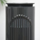 30&#039;&#039; Freestanding Tower Fan, 3 Speed 3 Mode, 10h Timer, 70 Degree Oscillation, LED Light, 5M Remote Controller, Dark Grey