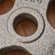 Set of 4 Weight Plate for 2&quot;/5cm hole Dumbbell Handle Bar 15kg Dumbbell Plates Barbell Weight 2 x 5kg, 2 x 2.5kg