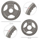 Set of 4 Weight Plate for 2&quot;/5cm hole Dumbbell Handle Bar 15kg Dumbbell Plates Barbell Weight 2 x 5kg, 2 x 2.5kg