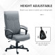 Vinsetto High Back Home Office Chair, Linen Fabric Computer Chair, Swivel Desk Chair with Adjustable Height for Living Room, Bed