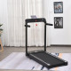 Folding Treadmill, 1.85HP Installation-Free Walking Jogging Running Machine, 12KM/H with 12 Pre-Programs and LED Display for Hom