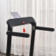 Folding Treadmill, 1.85HP Installation-Free Walking Jogging Running Machine, 12KM/H with 12 Pre-Programs and LED Display for Hom