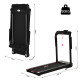 Folding Treadmill, 1.85HP Installation-Free Walking Jogging Running Machine, 12KM/H with 12 Pre-Programs and LED Display for Hom