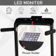 Folding Treadmill, 1.85HP Installation-Free Walking Jogging Running Machine, 12KM/H with 12 Pre-Programs and LED Display for Hom