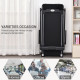 Folding Treadmill, 1.85HP Installation-Free Walking Jogging Running Machine, 12KM/H with 12 Pre-Programs and LED Display for Hom