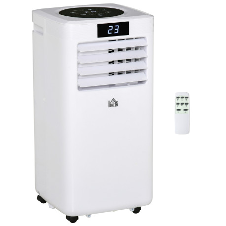 7000 BTU Air Conditioning Unit, 3-in-1 Portable Air Conditioner, Dehumidifier, Cooling Fan with Remote Control, Digital Display,