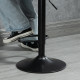 Bar Stools Set of 2, Swivel Counter Height Barstools with Back, Adjustable Bar Chairs, Breakfast Dining Stools for Kitchen Islan