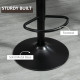 Bar Stools Set of 2, Swivel Counter Height Barstools with Back, Adjustable Bar Chairs, Breakfast Dining Stools for Kitchen Islan