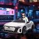 Audi Licensed 12V Kids Electric Ride-On, with Remote Control, Suspension System, Lights, Music, Motor - White