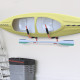 Kayak Canoe Heavy Duty Wall Mounted Storage Holder Rack Heavy Duty Storing Hangers Red