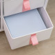 Chest of Drawers, Cloth Organizer Unit with 6 Fabric Drawers, Metal Frame and Wooden Top, Storage Cabinet for Kids Room, Living 