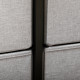 Fabric Chest of Drawers, Storage Drawers, Industrial Bedroom Dresser with 8 Fabric Drawers, Steel Frame and Wooden Top for Nurse