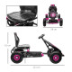 Kids Pedal Go Kart, with Adjustable Seat, Inflatable Tyres - Pink