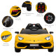 Lamborghini Aventador Licensed 12V Kids Electric Ride On Car Racing Car Toy with Parental Remote Control Battery-powered 2 Motor