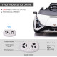 Lamborghini Sian Licensed 12V Kids Electric Ride On Car 2 Motors Toy Car with Remote Control Music Lights MP3 for 3-5 Years Whit
