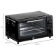 Mini Oven, 9L Countertop Electric Grill, Toaster Oven with Adjustable Temperature, Timer, Dishwasher Safe Baking Tray and Wire R