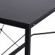 L-Shaped Corner Desk, Computer Desk for Home Office, Space-Saving Study Workstation, Easy to Assemble, 150 x 150 x 76cm, Black