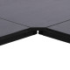 L-Shaped Corner Desk, Computer Desk for Home Office, Space-Saving Study Workstation, Easy to Assemble, 150 x 150 x 76cm, Black