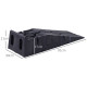 DURHAND 2 Pieces Car Ramps Heavy Duty 5 Ton Motorhome Levelling Ramps, Plastic Garage Workshop Car Lift, Portable Automotive Veh
