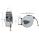 DURHAND Retractable Air Hose Reel 10m+ 90cm Hose Diameter 3/ 8&quot; 9.5mm, Hose Connector 1/ 4&quot; BSP, Wall Mount Auto Rewind Hose- Re