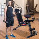 Foldable Weight Bench, Adjustable Strength Training Sit Up Ab Bench, Incline/Decline, Red