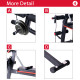 Foldable Weight Bench, Adjustable Strength Training Sit Up Ab Bench, Incline/Decline, Red