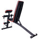 Foldable Weight Bench, Adjustable Strength Training Sit Up Ab Bench, Incline/Decline, Red