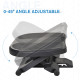 0-30° Three-Height Under-Desk Support Footrest - Black