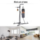 Freestanding Boxing Punch Bag &amp; Speed Ball Station Hanging Frame Training Exercise Platform Home Gym Heavy Duty, Grey