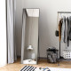 Full Length Dressing Mirror, Floor Standing or Wall Hanging, Aluminium Alloy Framed Full Body Mirror for Bedroom, Living Room, 5