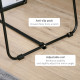 Full Length Dressing Mirror, Floor Standing or Wall Hanging, Aluminium Alloy Framed Full Body Mirror for Bedroom, Living Room, 5